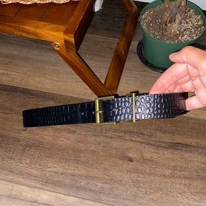 Black Urban Outfitters Leather Belt